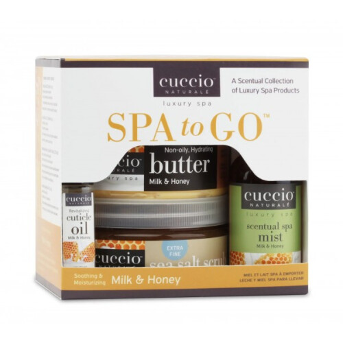 Cuccio Spa To Go - Milk & Honey 4un