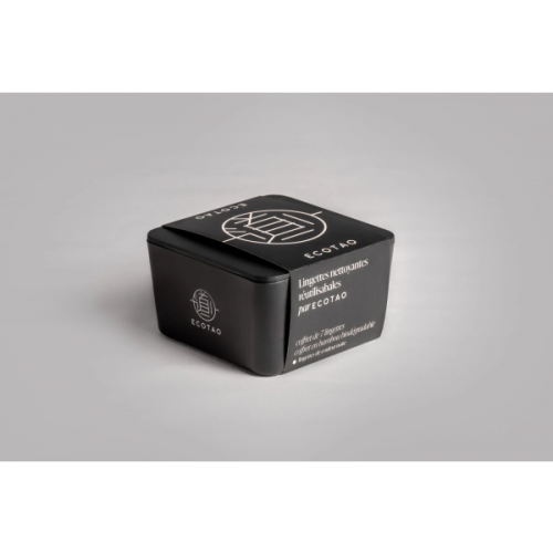 ECOTAO BOX - 14 BLACK WIPES 14(10x10cm)