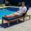 Coussin de siège extérieur confortable avec-Bleu marine 3