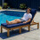 Coussin de siège extérieur confortable avec-Bleu marine 5