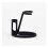 Omega Shaving Brush Stand Mat Black w.Razor Holder 1