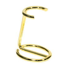 Omega Shaving Brush Stand #171 Regular Brass Stand Gold