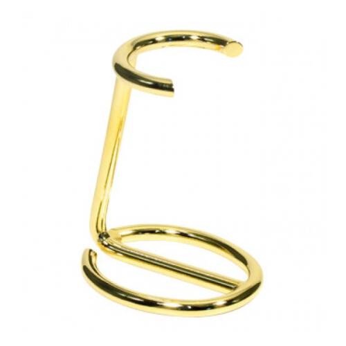 Omega Shaving Brush Stand #171 Regular Brass Stand Gold