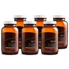 Bend Beauty Marine Collagen + Co-Factors ? Powder Flavor Strawberry - Box of 6x146gr