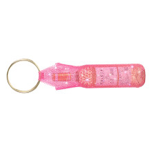 Contemporary See Through interlaced Beverage shipper-dark pink