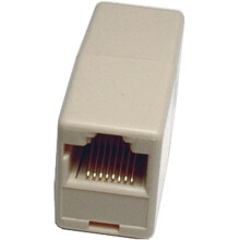 Cablenet RJ45 UTP Female - Female Inline Coupler Beige