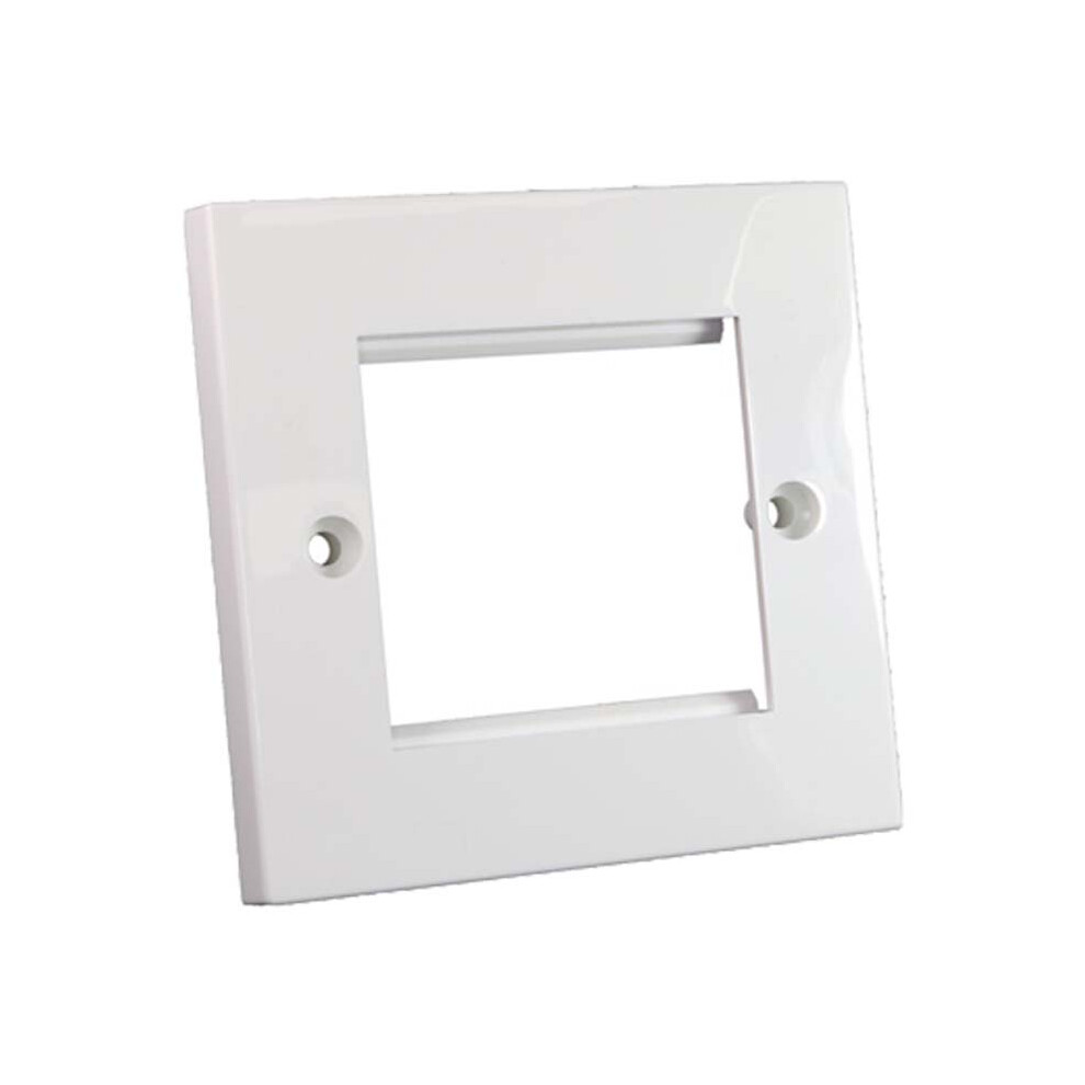 Cablenet Flat Faceplate 50Mm X 50Mm Single Gang (Pk 52) White 5056750316118