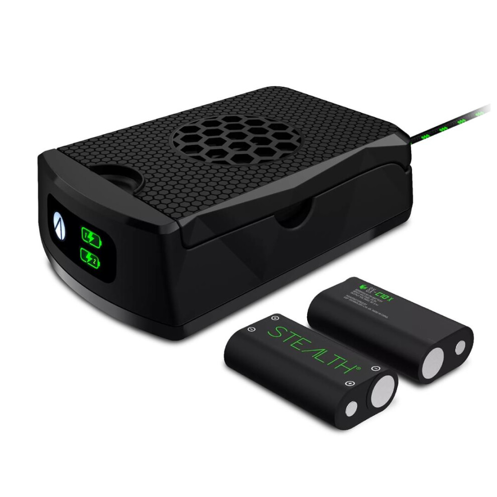 Stealth Sx-C10 X Twin Rechargeable Battery Packs For Xbox - Black 5055269711643