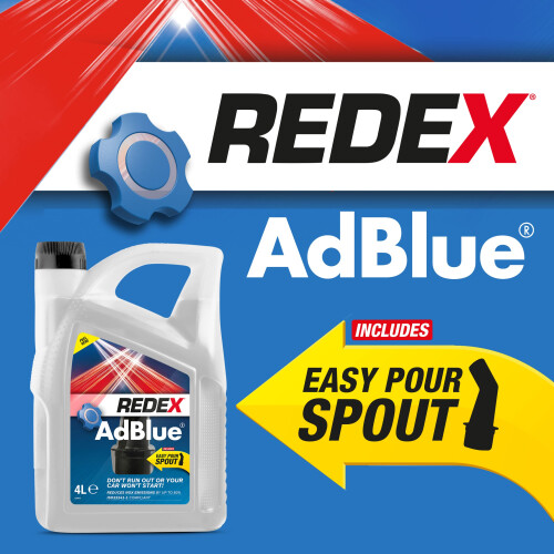 Redex AdBlue Additive 4L, AdBlue With Easy-Pour Spout, Reduces NOX 2