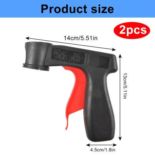 2-Pack Spray Can Trigger Grip Handle – Comfortable Spray Tool, Precision Control 1