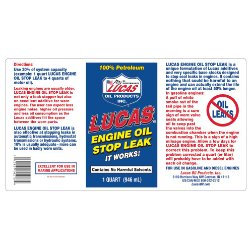 Lucas Oil 10278 Engine Stop Leak, 946 ml 2