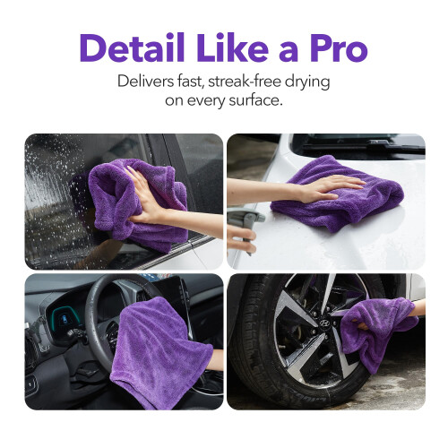 CA Detailing  1400GSM XXL Triple Twisted Loop Microfibre Car Drying Towel 1
