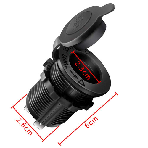 Cigarette Lighter Socket 2 Pcs Waterproof Marine Grade 12V24V DC lighter so 2