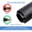 CKAuto Tire Valve Stem Caps, Black, 4 pcs/Pack, Anodized Aluminium 3