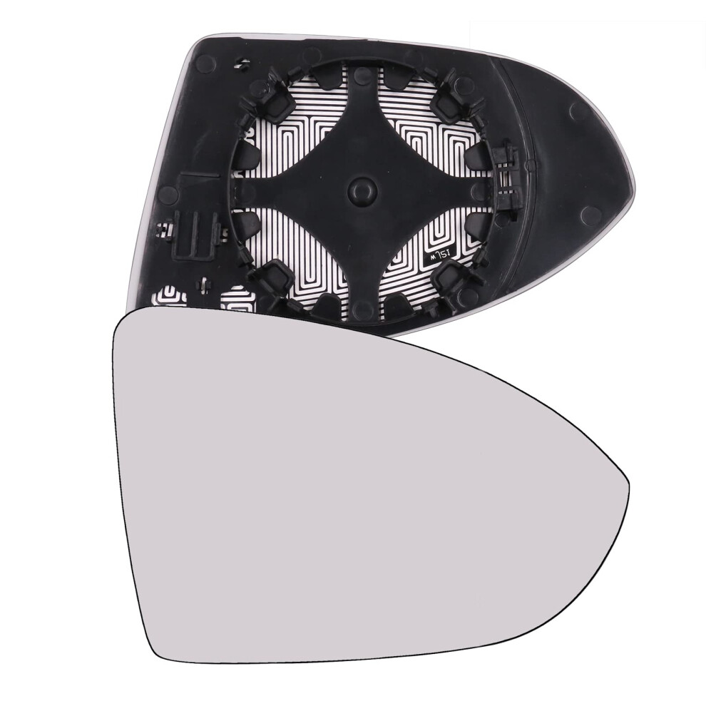 Kyyet Right Side Wing Mirror Glass Compatible With Vw Golf Mk7 20132020 Pow White 3006964344881
