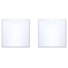 Lumivra 2-Pack Parking Permit Holders – Clear, Adhesive-Free Sleeves for Windshield Display of Passes, Tickets & Licenses – Universal Fit for All