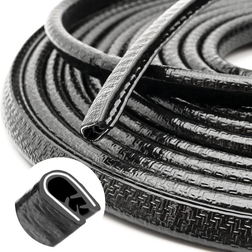 Car Door Edge Guards 18Ft 55M U Shape Rubber Seal Car Trim Door Protectors 5084790437456
