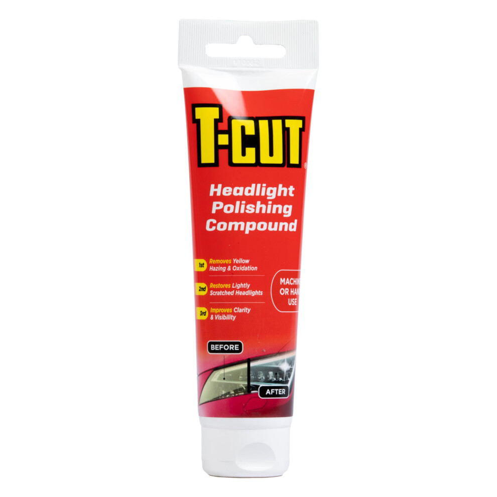 Tcut Headlight Polishing Compound 150G Â Restores Clarity Removes Oxidation 9417134839207