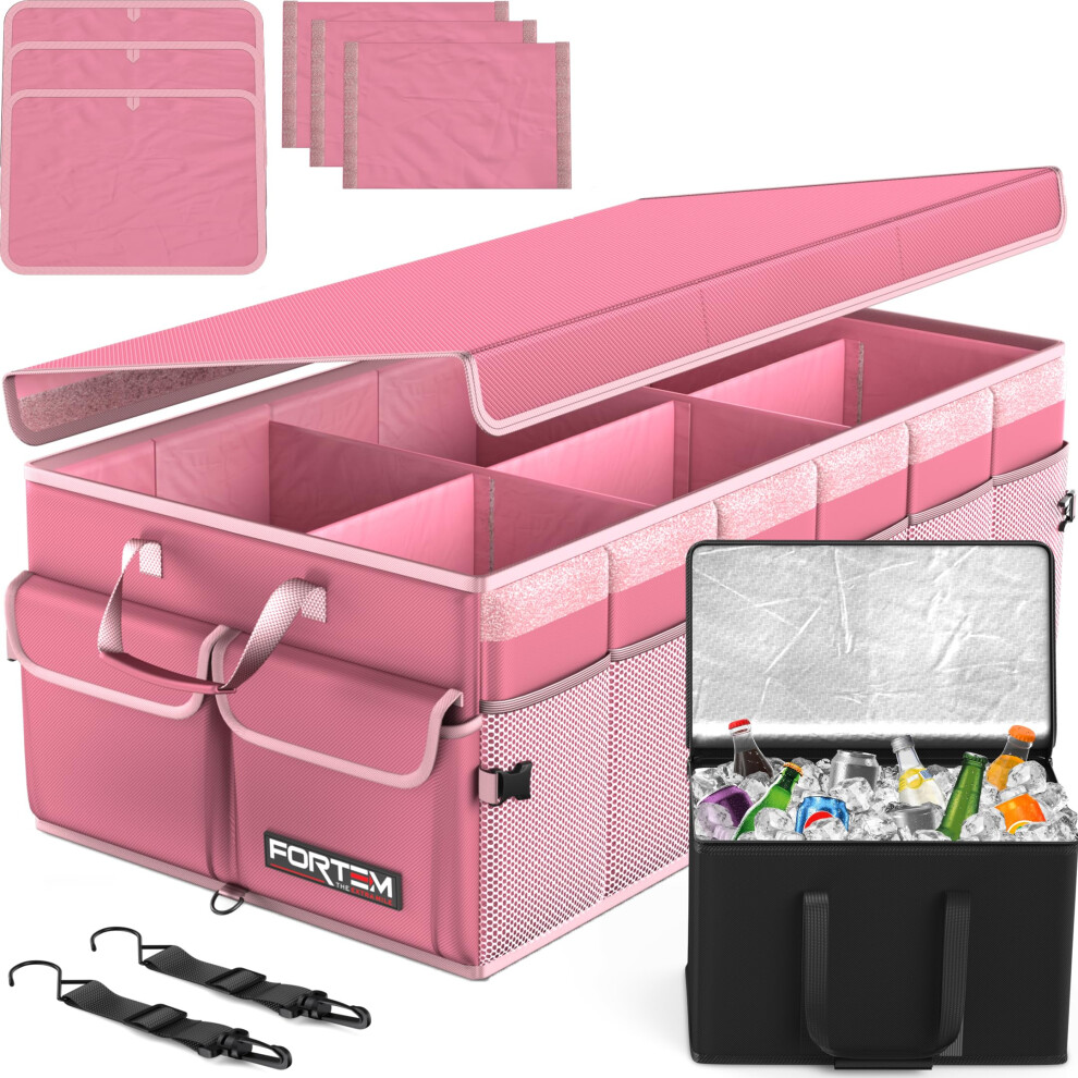 Fortem Car Boot Organiser Collapsible Multi Compartment Suv Organizer Folda 3235289469096
