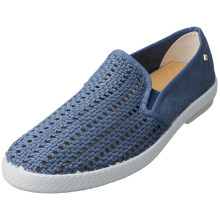 (9.5) Rivieras Odyssee Mens Espadrille Shoes in Blue White