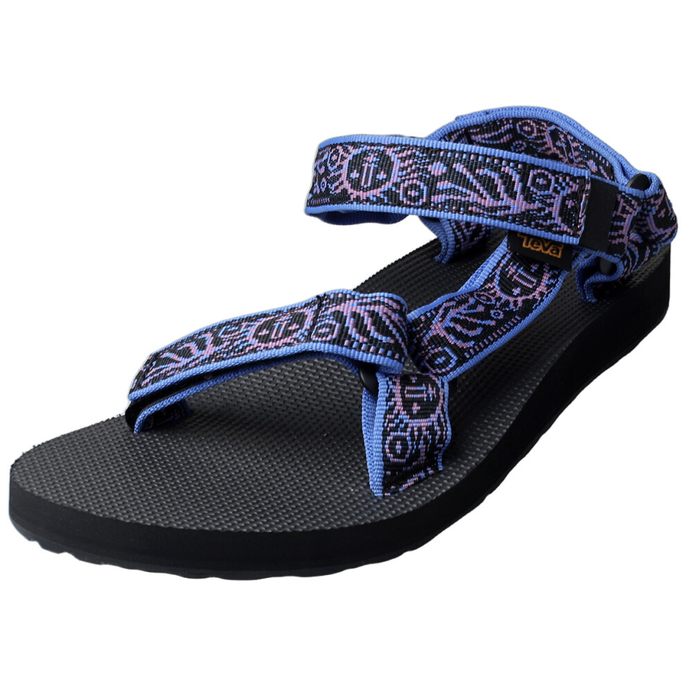 Teva (3) Original Universal Womens Walking Sandals In Blue Black