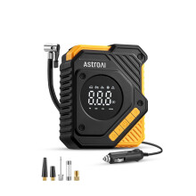 AstroAI Car Tyre Inflator Air Compressor 12V DC, Large Screen, Smart Preset