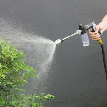 Water Pipe Nozzle Multifunctional Watering Tool Powerful-Black
