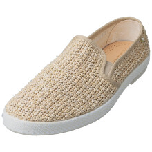 (9.5) Rivieras Nudude Mens Espadrille Shoes in Beige
