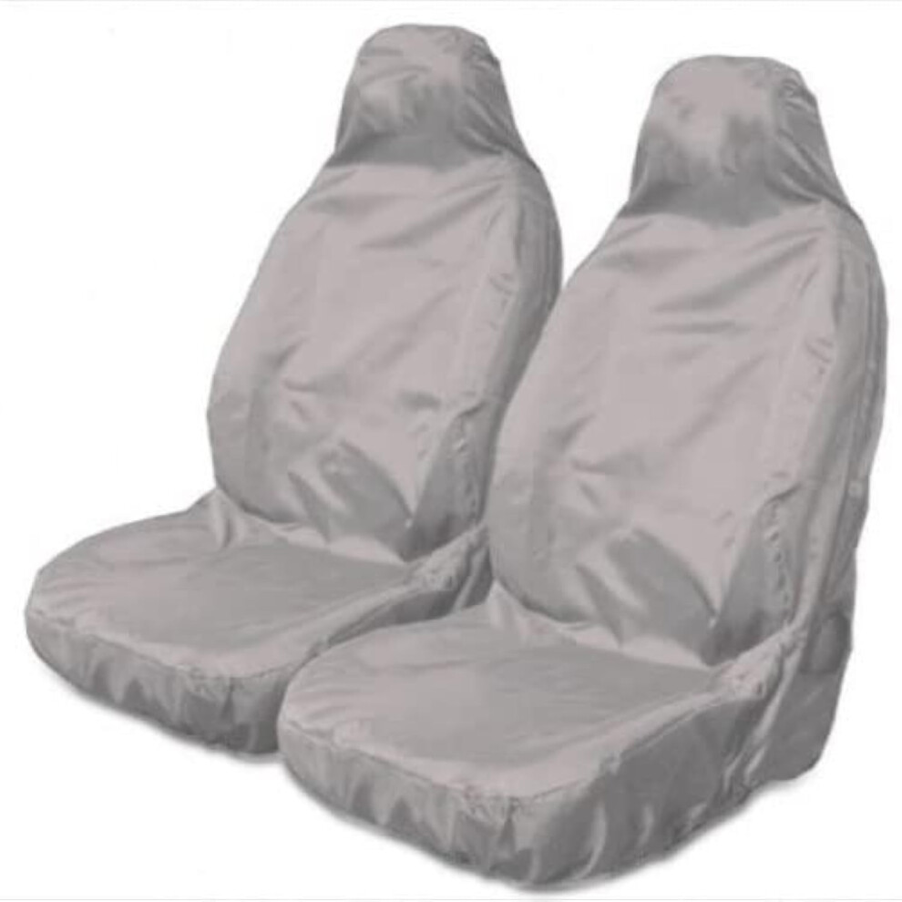 Carseatcoveruk Heavy Duty Waterproof Car Seat Cover Protectors Airbag Grey 8261026209422