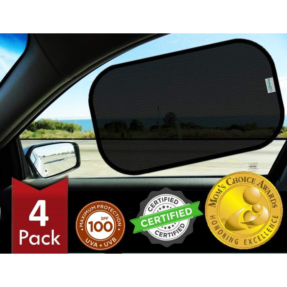 Car Window Shade 4Packthe Only Certified Window Sun Shade For Gold Kinder Fluff
