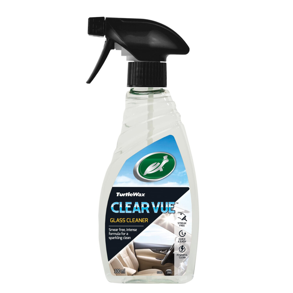 Turtle Wax Clearvue Car Glass Window Cleaner 500Ml Streakfree Finish With 9405281403600