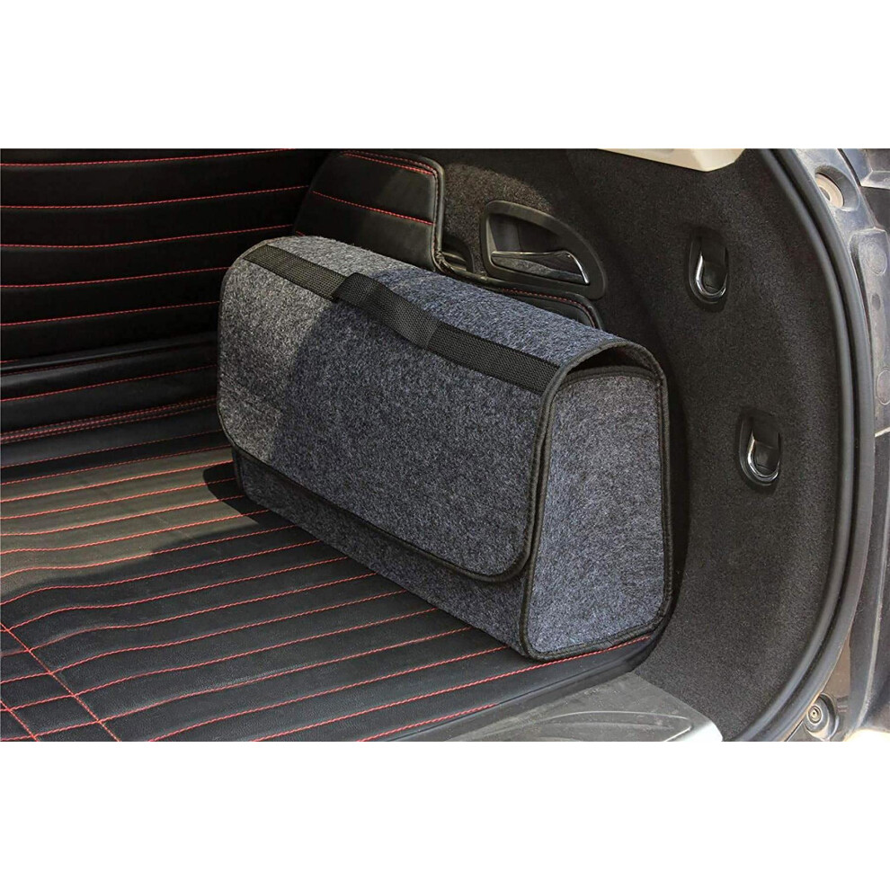 Vinsani Car Boot Organiser Bag Anti Slip Foldable For Boot Storage Case Too 8339850745260
