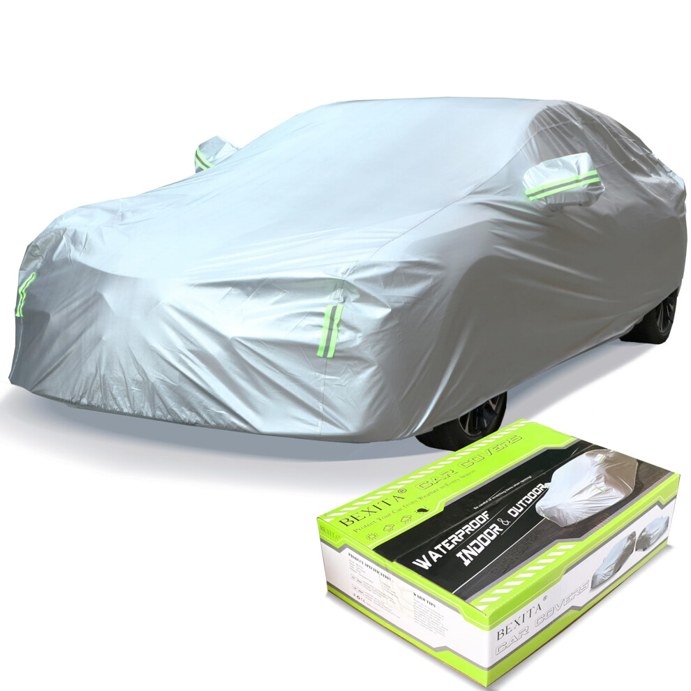 Bexita Car Cover Waterproof Outdoor All Weather Windproof Snowproof Uv Prot 7718791725356