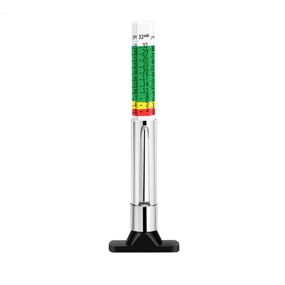 Licqic Tyre Tread Depth Gauge Uk, Color Coded Car Tire Tread Depth Gauge, 32Nds, 1 Pcs 5051226451874