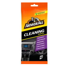 Armor All Interior Car Cleaning Wipes, Inside Car Wipes Provide Powerful Cleaning for Dashboards, Vinyl, Clear Plastics, Carpet and Fabric, 20 Count