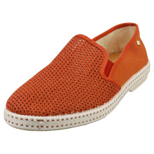 Rivieras Herren - Klassiker aus Leinwand und Textil in Terracotta - 45 EU