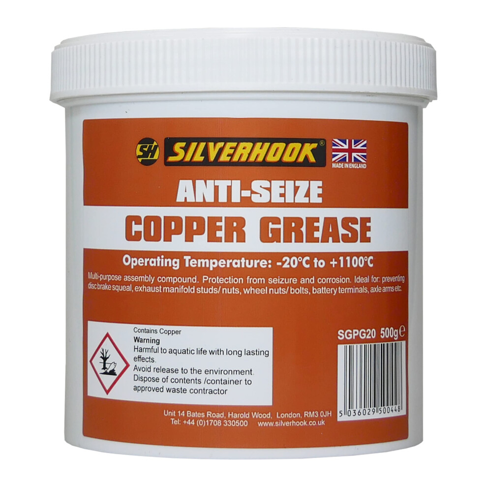 Copper Grease Tub 500G 4889221639147