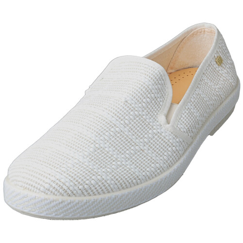 (42) Rivieras Herren Espadrillen Schuhe RAPHIA IVOIRE Ecru