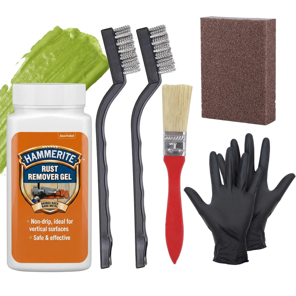Packpioneer Rust Remover For Metal Complete Repair Kit Â Fast Rust Removal With Hammerite Ru