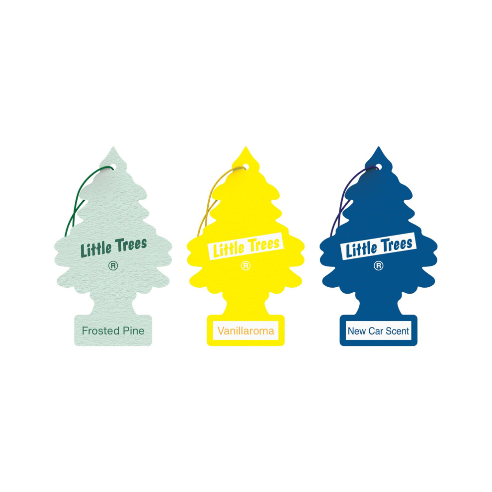 Little Trees Air Freshener, Traditional Fragrances, Pack Of 3 (Packaging May Vary) 8398850421901