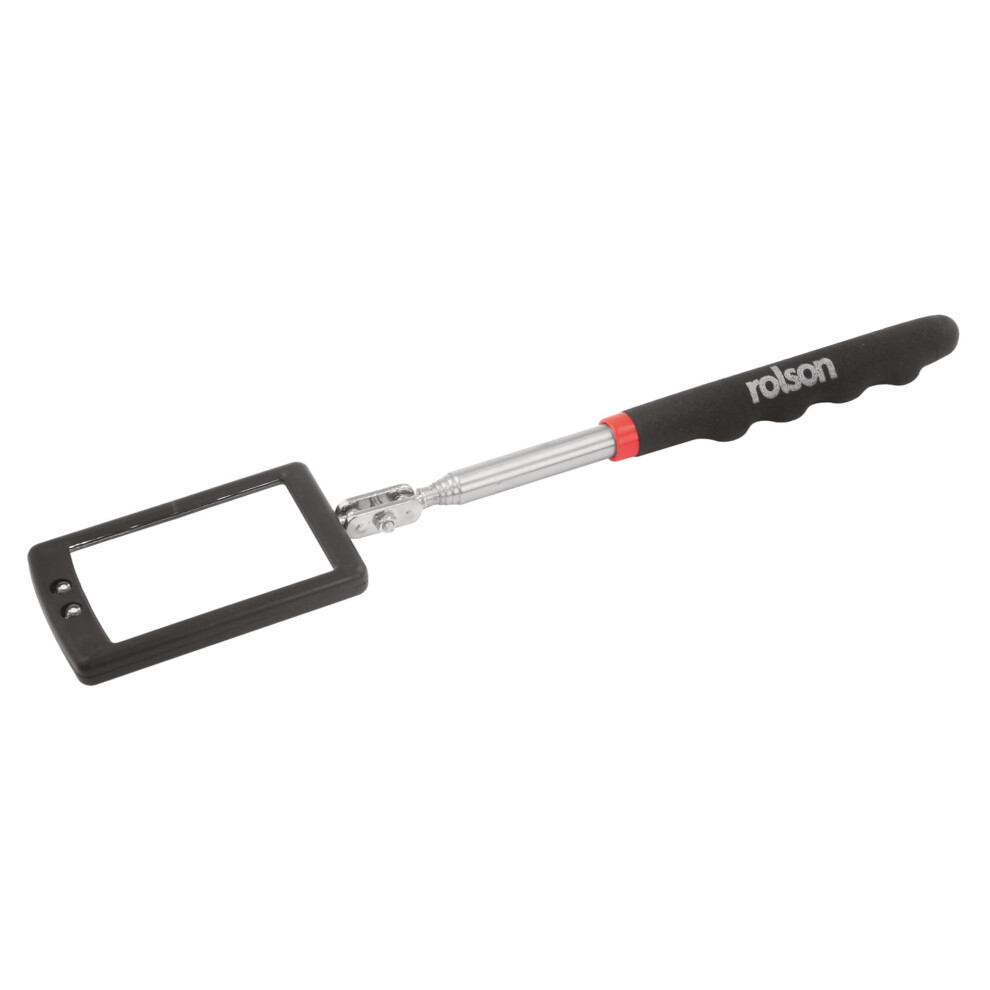 Rolson 60515 2 Led Telescopic Inspection Mirror