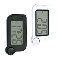 2pcs Shockproof Water Resistant Clock With-black and white