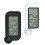 2pcs Shockproof Water Resistant Clock With-black and white 1
