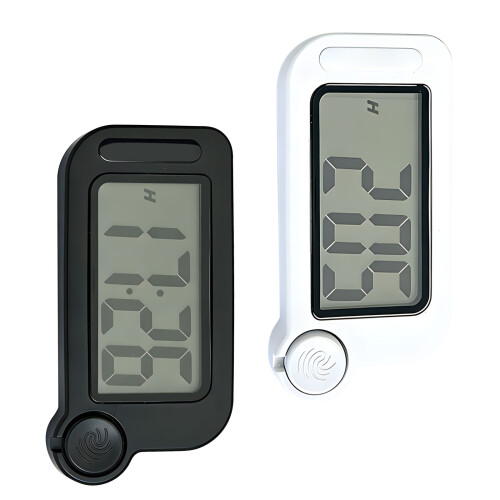 2pcs Shockproof Water Resistant Clock With-black and white