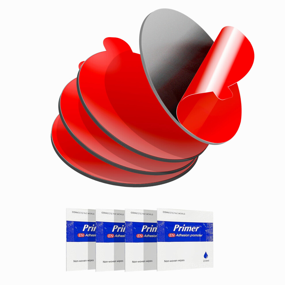 Dash Cam Mount Adhesive Pads Â 4Pack 56Mm Round Doublesided Pads Made With 6923564234169