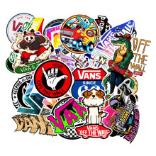 Vans Stickers of 100 Pack, Waterproof Vinyl Sticker Decals for