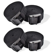 RIO Direct Ratchet Tie Down Straps, Heavy Duty Lashing Straps Adjustable Cam Buckle Tensioning Belts for Motorcycle, Cargo, Trucks,Trailer,Luggage- 3