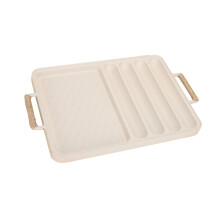 Aluminum Camping Cooking Pan For Hiking And Family-White