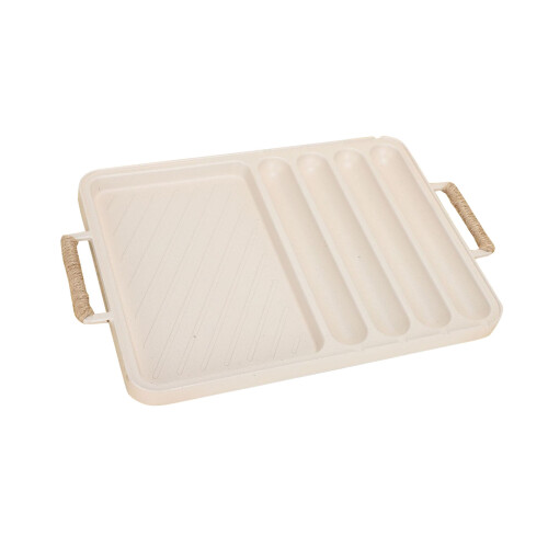 Simple Care Double Face Cooking Tray Excellent For-White