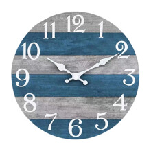 Horloge murale silencieuse sans tic-tac, fonctionne Ă piles,-5